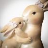 imageSulivans Brown Bunny Mother and Baby Ceramic Figurine Perfect for a Table Centerpiece Mantels and Shelf Decoration Small Statue for Indoor Spring Decor for Home Office Patio