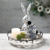 imageSulivans Mini Stuffed Bunny with Pattern Design Tuckin Set of 12 Perfect for a Table Centerpiece Mantels and Shelf Decoration Small Statue for Indoor Spring Decor for Home Office Patio