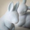 imageSulivans Pink Baby Bunny Figurine Set of 2 Perfect for a Table Centerpiece Mantels and Shelf Decoration Small Statue for Indoor Spring Decor for Home Office PatioBlue