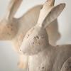 imageSulivans Rustic White Bunny Figurines Figure Set of 2 Perfect for a Table Centerpiece Mantels and Shelf Decoration Small Statue for Indoor Spring Decor for Home Office Patio