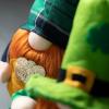 imageSulivans St Patricks Day Green Gnome Set of 2 Perfect for a Table Centerpiece Mantels and Shelf Decoration Small Sitting Plush for Indoor Spring Decor for Home Office Patio