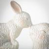 imageSulivans White Playful Bunny and Baby Bunny Figurine Perfect for a Table Centerpiece Mantels and Shelf Decoration Small Statue for Indoor Spring Decor for Home Office Patio