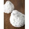 imageSulivans White Terracotta Bird Figurine Set of 2 Perfect for a Table Centerpiece Mantels and Shelf Decoration Small Statue for Indoor Spring Decor for Home Office Patio