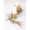 imageSullivan Set of 2 GoldToned Aluminum Pillar Candle Holder 65quot ampamp 45quot Tall