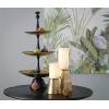 imageSullivan Set of 2 GoldToned Aluminum Pillar Candle Holder 65quot ampamp 45quot Tall