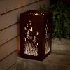 imageSullivans Copper Butterfly Garden Cutout Water Fountain with Easy Setup Pump and LED Light Small Desk Waterfall for Meditation Indoor or Outdoor Garden Patio Living Room and Office Home Dcor