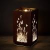 imageSullivans Copper Butterfly Garden Cutout Water Fountain with Easy Setup Pump and LED Light Small Desk Waterfall for Meditation Indoor or Outdoor Garden Patio Living Room and Office Home Dcor