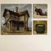 imageSullivans Darren Gygi Haunted House Canvas Museum Quality Giclee Print Gallery Wrapped Handcrafted in USA 5quot W Brown