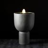 imageSullivans Gray Large Pedestal Water Fountain with Easy Setup Pump and LED Light Small Desk Waterfall for Meditation Indoor or Outdoor Garden Patio Living Room and Office Home DcorLarge