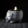 imageSullivans Gray Stone Hedgehog Water Fountain with Easy Setup Pump and LED Light Small Desk Waterfall for Meditation Indoor or Outdoor Garden Patio Living Room and Office Home DcorHedgehog