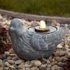 imageSullivans Gray Stone Hedgehog Water Fountain with Easy Setup Pump and LED Light Small Desk Waterfall for Meditation Indoor or Outdoor Garden Patio Living Room and Office Home DcorBird