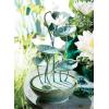 imageSullivans Green Verdigris Lily Pad Water Fountain with Easy Setup Pump Small Desk Waterfall for Meditation Indoor or Outdoor Garden Patio Living Room and Office Home Decor