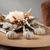 imageSullivans Stoneware Cream Pumpkin Trio Fall Decorative Small Pumpkins Perfect for Halloween Thanksgiving Harvest Decorating for Mantels and Tabletops