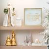 imageWhite Snowflake LED Lantern Set of 2 Candle Like Lanterns Decor Winter Home Decor for Living Room Kitchen Entryway Decor