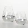 image5quotH and 65quotH Sullivans Snowflake Candleholder  Set of 2 Silver