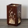 imageSullivans Copper Butterfly Garden Cutout Water Fountain with Easy Setup Pump and LED Light Small Desk Waterfall for Meditation Indoor or Outdoor Garden Patio Living Room and Office Home Dcor
