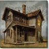 imageSullivans Darren Gygi Haunted House Canvas Museum Quality Giclee Print Gallery Wrapped Handcrafted in USA 5quot W Brown