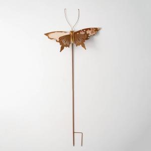 imageSullivans Copper Metal Butterfly Garden Stake Decorative Outdoor Lawn and Garden Accessories for Front and Backyard Spring Decor and PatioCopper Butterfly