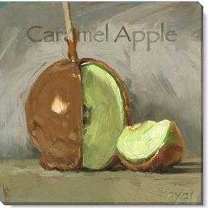 imageSullivans Darren Gygi Caramel Apple Canvas Museum Quality Giclee Print Gallery Wrapped Handcrafted in USA 14quot W Green