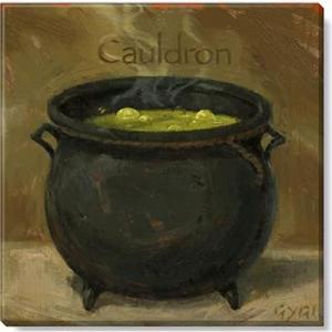imageSullivans Darren Gygi Cauldron Canvas Museum Quality Giclee Print Gallery Wrapped Handcrafted in USA 5quot W Black