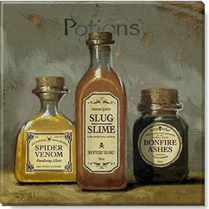 imageSullivans Darren Gygi Potions Canvas Museum Quality Giclee Print Gallery Wrapped Handcrafted in USA 5quot W Brown