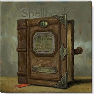 imageSullivans Darren Gygi Spellbook Canvas Museum Quality Giclee Print Gallery Wrapped Handcrafted in USA 9quot W Brown