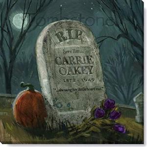 imageSullivans Darren Gygi Tombstone Canvas Museum Quality Giclee Print Gallery Wrapped Handcrafted in USA 20quot W Gray