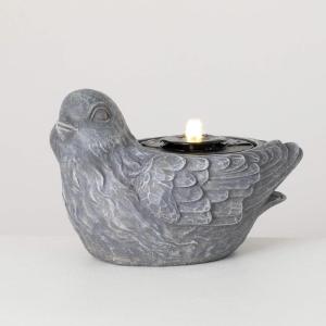 imageSullivans Gray Stone Hedgehog Water Fountain with Easy Setup Pump and LED Light Small Desk Waterfall for Meditation Indoor or Outdoor Garden Patio Living Room and Office Home DcorBird