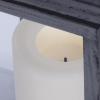 imageSterno Home GL43858 Hanging Farmhouse LED Light Flameless Candle Lantern 235 in GreyGray