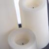 imageSterno Home GL43858 Hanging Farmhouse LED Light Flameless Candle Lantern 235 in GreyGray