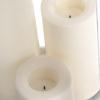 imageSterno Home GL43858 Hanging Farmhouse LED Light Flameless Candle Lantern 235 in GreyWhite
