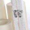 imageSterno Home GL43858 Hanging Farmhouse LED Light Flameless Candle Lantern 235 in GreyWhite