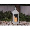 imageSterno Home GL43858 Hanging Farmhouse LED Light Flameless Candle Lantern 235 in GreyWhite