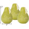 imageSullivans Vance Kitira Pear Candle Set of 3 Unscented 45 Inch CleanBurning Dripless RealWax Candles for Home and Hosting DcorGreen Grape