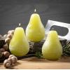 imageSullivans Vance Kitira Pear Candle Set of 3 Unscented 45 Inch CleanBurning Dripless RealWax Candles for Home and Hosting DcorGreen Grape