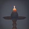 imageSullivans Vance Kitira Pear Candle Set of 3 Unscented 45 Inch CleanBurning Dripless RealWax Candles for Home and Hosting DcorSea Blue