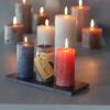 imageSullivans Vance Kitira Pillar Candle Set of 2 6Inch Sea Blue Candle Sets CleanBurning EnvironmentalFriendly Unscented HandPoured Wax Candles Home Dcor CT246SEAKITDark Blue