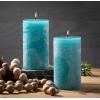 imageSullivans Vance Kitira Pillar Candle Set of 2 6Inch Sea Blue Candle Sets CleanBurning EnvironmentalFriendly Unscented HandPoured Wax Candles Home Dcor CT246SEAKITBlue