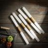 imageSullivans Vance Kitira Timber Taper Set of 12 Candles CleanBurning EnvironmentalFriendly Scentless RealWax Candles Home Dcor Hosting DcorOffWhite