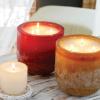 imageTimber Brown Sugar Goblet Candle 625quot 3Wick Mottled Wax Shell Unscented 50Hour Burn Time Perfect for Christmas Dcor ampamp GiftsBrown Sugar