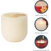 imageTimber Brown Sugar Goblet Candle 625quot 3Wick Mottled Wax Shell Unscented 50Hour Burn Time Perfect for Christmas Dcor ampamp GiftsMelon White