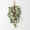 imageSullivans 1325 Inch Eucalyptus ampamp Waxflower Swag Artificial Greenery Decor Lifelike Design Easy Maintenance for AllYear Display Perfect for Windows Door and Curtain Accents