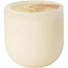 imageTimber Brown Sugar Goblet Candle 625quot 3Wick Mottled Wax Shell Unscented 50Hour Burn Time Perfect for Christmas Dcor ampamp GiftsMelon White
