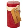 imageTimber Collection Pillar Candle  Cranberry 4quot by 8quotRed