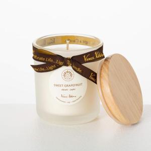 imageMeadow Breeze Wax Candle Scented Candle Glass Jar Candle CleanBurning Hand Poured EcoFriendly CandlesSweet Grapefruit