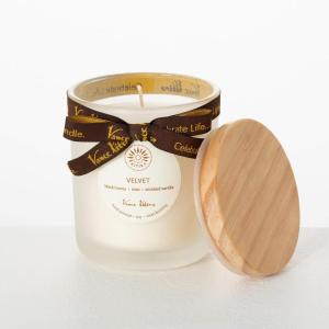 imageMeadow Breeze Wax Candle Scented Candle Glass Jar Candle CleanBurning Hand Poured EcoFriendly CandlesVelvet