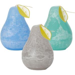 imageSullivans Vance Kitira Pear Candle Set of 3 Unscented 45 Inch CleanBurning Dripless RealWax Candles for Home and Hosting DcorMulticolor