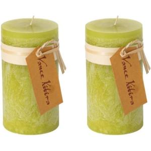 imageSullivans Vance Kitira Pillar Candle Set of 2 6Inch Sea Blue Candle Sets CleanBurning EnvironmentalFriendly Unscented HandPoured Wax Candles Home Dcor CT246SEAKITGreen