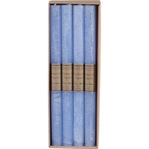 imageSullivans Vance Kitira Timber Taper Set of 12 Candles CleanBurning EnvironmentalFriendly Scentless RealWax Candles Home Dcor Hosting DcorBlue