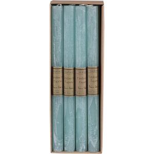 imageSullivans Vance Kitira Timber Taper Set of 12 Candles CleanBurning EnvironmentalFriendly Scentless RealWax Candles Home Dcor Hosting DcorLight Blue